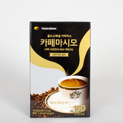 Cafe Massimo Gold Special 160T | Coffee, Korean Coffee, Coffee Mix, 3 in 1, Instant coffee, Massimo